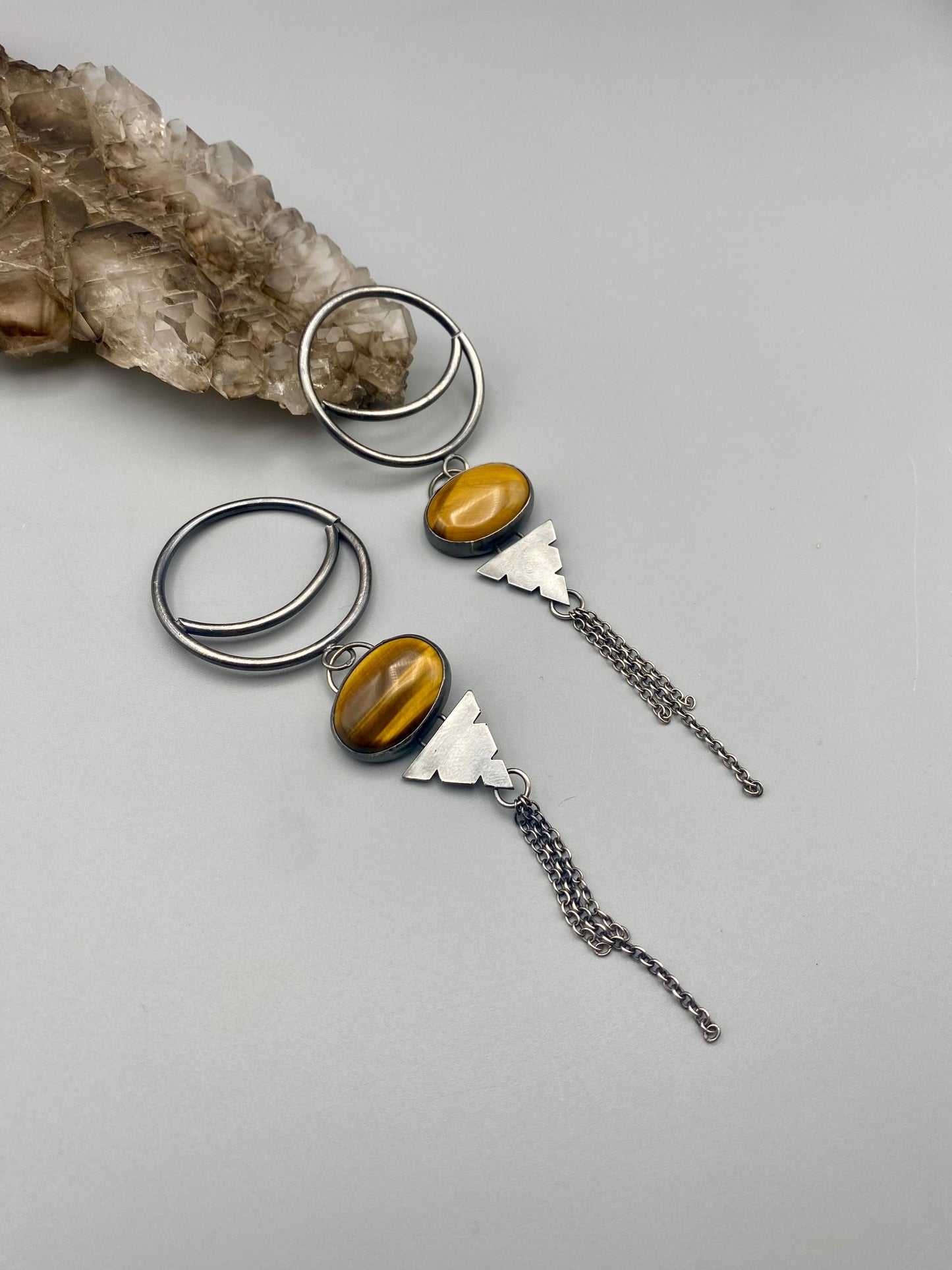 tiger's eye hoop-weights