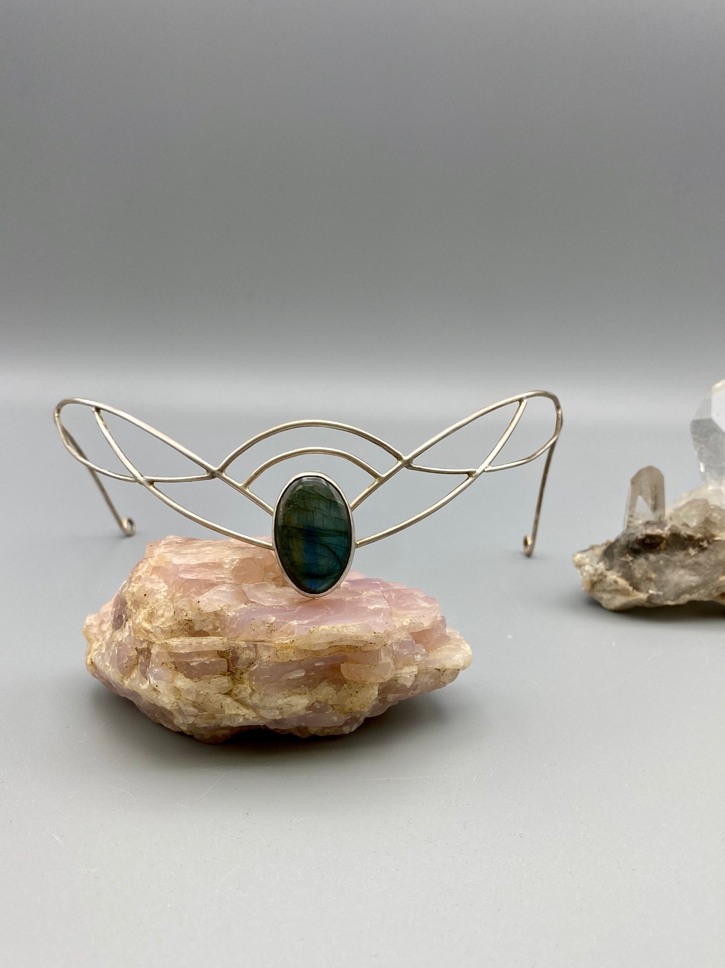 ooak labradorite headpiece