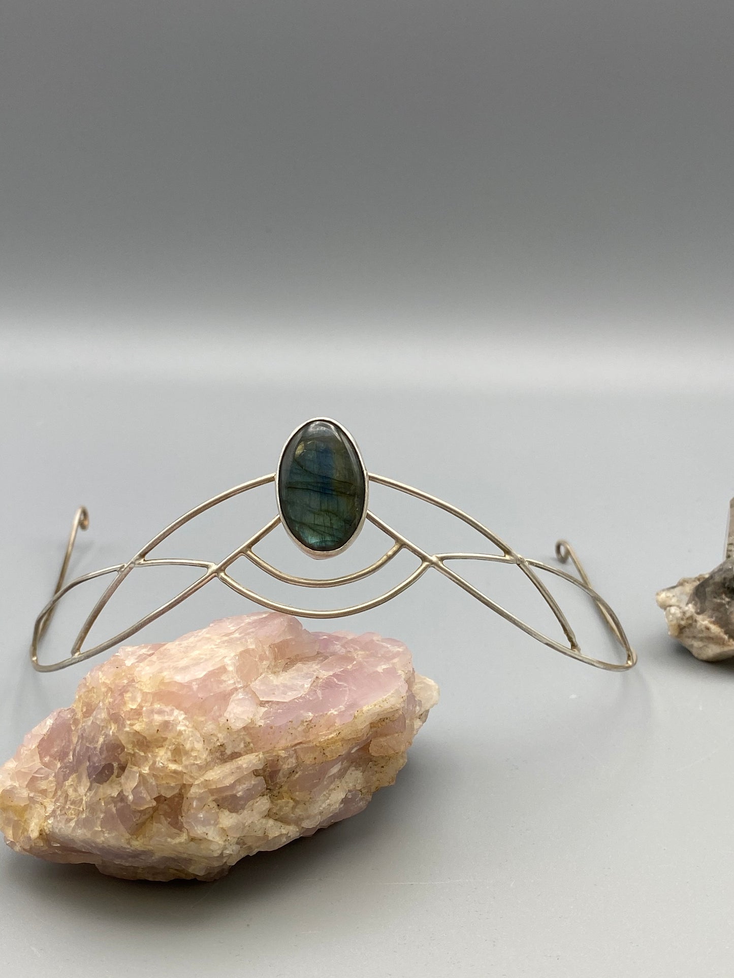 ooak labradorite headpiece